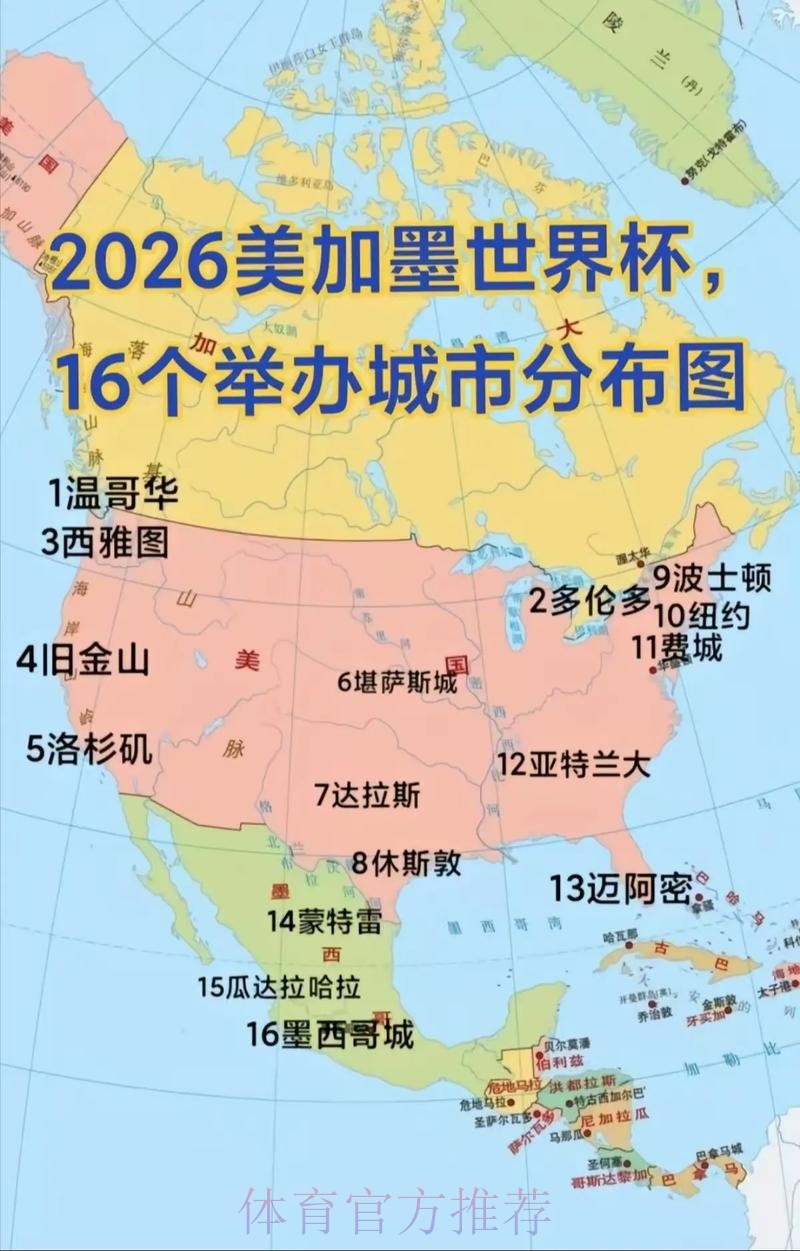 2026美加墨世界杯美国在哪举办