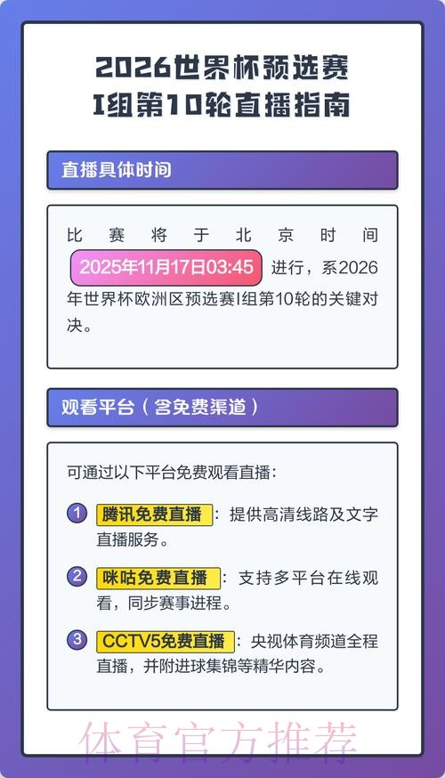 2026世界杯直播教程最佳
